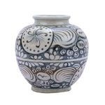 Product Image 5 for Blue & White Yuan Sunflower Porcelain Jar from Legend of Asia