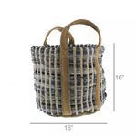 Product Image 2 for Woven Storage Denim Basket from Homart