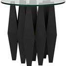 Product Image 4 for Soldier Glass Top Side Table from Noir