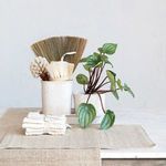 Product Image 2 for Rhea Stoneware Planters/Containers with Saucer, Set of 3 from Creative Co-Op