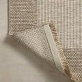 Product Image 5 for Dawn Organic Modern Natural Solid-Bordered Fringe 3'9" x 5'9" Rug from Loloi