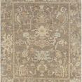 Product Image 1 for Antalya Hand-Knotted Wool Dark Brown / Cream Rug - 10' x 14' from Surya
