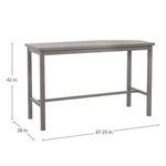 Product Image 3 for Club Aluminum Bar Table from Summer Classics