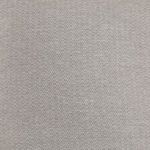 Close-up showing detailed ash-colored cushion fabric texture with tiny light and dark fibers