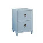 Product Image 2 for Two Drawer Side Table With Fluted Drawer Fronts from Worlds Away
