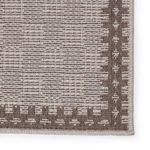 Product Image 4 for Vibe by Tiare Indoor/ Outdoor Border Gray/ Taupe Rug from Jaipur 
