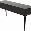 Product Image 3 for Carlisle Console, Hand Rubbed Black With Gold from Noir