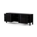 Product Image 4 for Pollard Oak Media Console - Brushed Ebony Oak Veneer from Four Hands