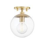 Product Image 1 for Meadow 1 Light Semi Flush from Mitzi