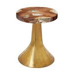 Product Image 1 for Hammered Decorative Teak Table from Elk Home