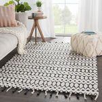 Product Image 3 for Fia Handmade Trellis Ivory/ Black Rug By Nikki Chu from Jaipur 