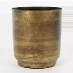 Product Image 5 for Aged Brass Flower Pots from Kalalou