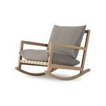 Product Image 15 for AikenVenao Charcoal Teak Outdoor Rocking Chair from Four Hands