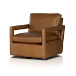 Product Image 1 for Olson Leather Swivel Chair - Sonoma Butterscotch from Four Hands