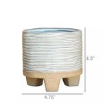 Product Image 3 for Ramos Horizontal Stripe Cachepot, Stoneware from Homart