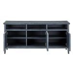 Product Image 4 for Santos Vintage Navy Rattan Rectangular Cabinet from Currey & Company