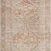 Narrow runner version highlighting elongated medallion design and border in muted tones