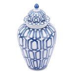 Product Image 2 for Blue & White Crossing Dimaond Heaven Jar from Legend of Asia
