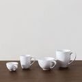Product Image 4 for Friso Ceramic Stoneware Coffee Cup and Saucer, Set of 6 - White from Costa Nova