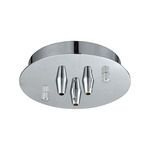 Product Image 1 for Illuminaire Accessories 3 Light Small Round Canopy In Polished Chrome from Elk Lighting