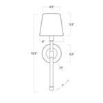 Product Image 4 for Auburn Crystal Sconce from Regina Andrew Design