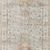 Long runner version of the rug showing same medallion pattern in muted beige and dusty rose hues