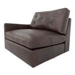 Product Image 2 for Thurlow Left Arm Facing Chair Espresso Brown Leather from Moe's
