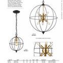 Product Image 1 for Loftin 6 Light Chandelier In Oil Rubbed Bronze And Satin Brass from Elk Lighting