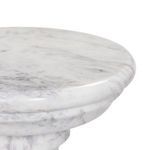 Product Image 9 for Cyprus Veined White Marble Solid End Table from Four Hands