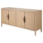Product Image 1 for Landmark Four Door Pale Oak Credenza from Jamie Young