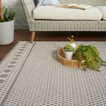 Product Image 10 for Vella Indoor/ Outdoor Trellis Gray/ Cream Rug from Jaipur 
