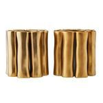 Product Image 9 for Vescovi Gold Ceramic Vase from Arteriors