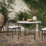 Product Image 4 for Idalia White Marble Outdoor Dining Table-42" from Four Hands
