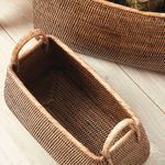Product Image 6 for Burma Rattan Narrow Magazine Baskets, Set Of 2 from Napa Home And Garden