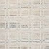 Silas Bone Multi Rug with soft geometric patterned squares in neutral beige tones and subtle black accents