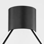 Product Image 3 for Forrest Iron 1-Light Flush Mount - Black & White from Troy Lighting