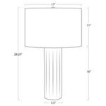 Product Image 4 for Tambour Concrete Table Lamp from Regina Andrew Design