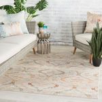 Product Image 14 for Nikki Chu By  Jive Indoor / Outdoor Trellis Gray / Orange Area Rug from Jaipur 