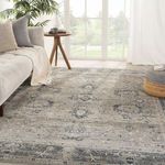Product Image 7 for Ambre Medallion Light Gray / Blue Area Rug from Jaipur