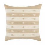 Product Image 3 for Vanda Stripes Taupe/ Cream Throw Pillow 22 inch from Jaipur 