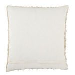 Product Image 8 for Kaz Textured Ivory/ Beige Throw Pillow 22 inch from Jaipur 
