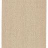 Light gray sisal area rug with natural diamond lattice geometric pattern