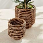Product Image 5 for Burma Rattan Cachepots, Set Of 2 from Napa Home And Garden