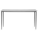 Product Image 5 for Nightfall White Marble Console Table from Uttermost