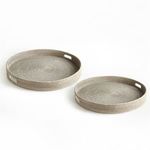 Product Image 2 for Burma Rattan Round Ottoman Trays, Set of 2 from Napa Home And Garden