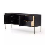 Product Image 17 for Trey Media Console - Black Wash Poplar from Four Hands