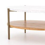 Product Image 5 for Olga 36" Oval Coffee Table Golden Brass from Four Hands