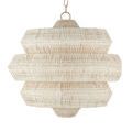 Product Image 4 for Antibes White Chandelier from Currey & Company