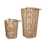 Product Image 3 for Rattan Cube Natural Set of 2 Lanterns from BIDKHome