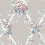 Product Image 4 for Laura Ashley Elwyn Dove-Grey Floral Geometric Wallpaper from Graham & Brown